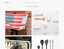 Tablet Screenshot of nadeemhaidary.com